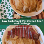 Low Carb Crock Pot Corned Beef and Cabbage Pinterest pin