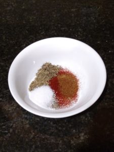 seasonings in bowl