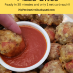 Keto Sausage Pizza Bites Pinterest Pin