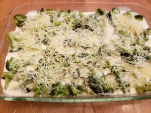 Low Carb Chicken Broccoli Alfredo Casserole