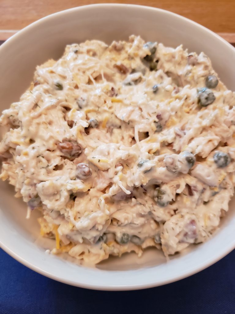 Deluxe Keto Chicken Salad in bowl