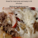 Keto Philly Cheesesteak Casserole Pinterest Pin