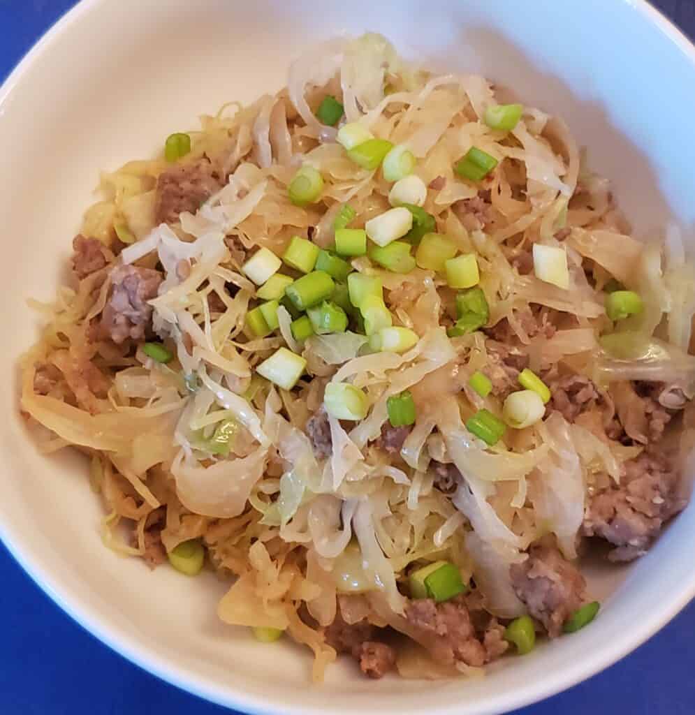 Low Carb Egg Roll In A Bowl