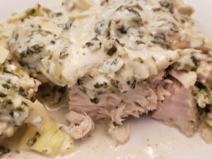 Crock Pot Spinach Artichoke Chicken