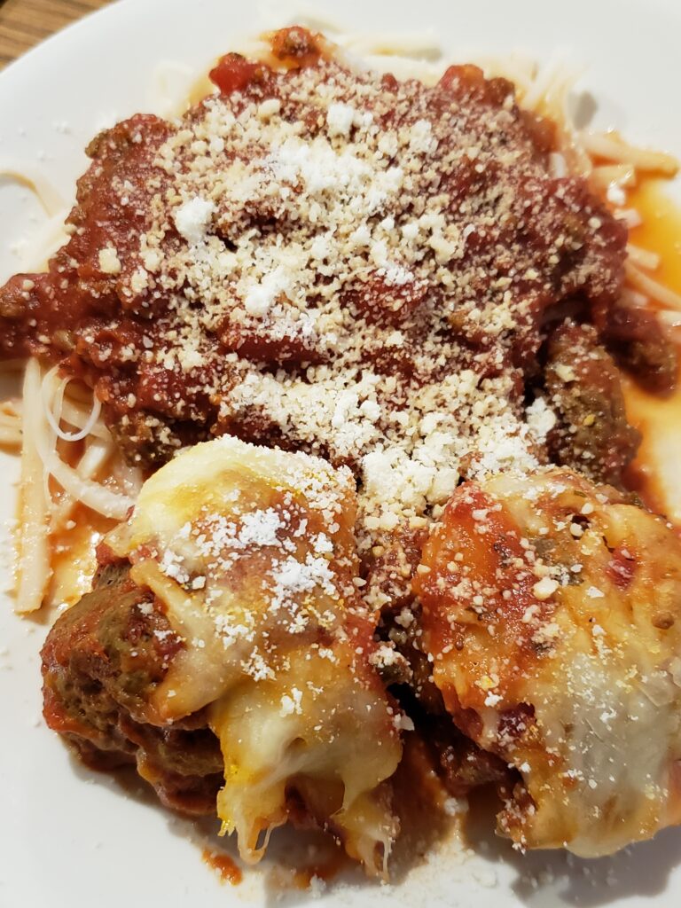 Low Carb Parmesan Meatballs