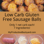 Low Carb Gluten Free Sausage Balls Pinterest Pin