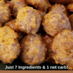 Low Carb Gluten Free Sausage Balls Pinterest Pin