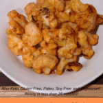 Low Carb Buffalo Cauliflower Bites Pinterest pin