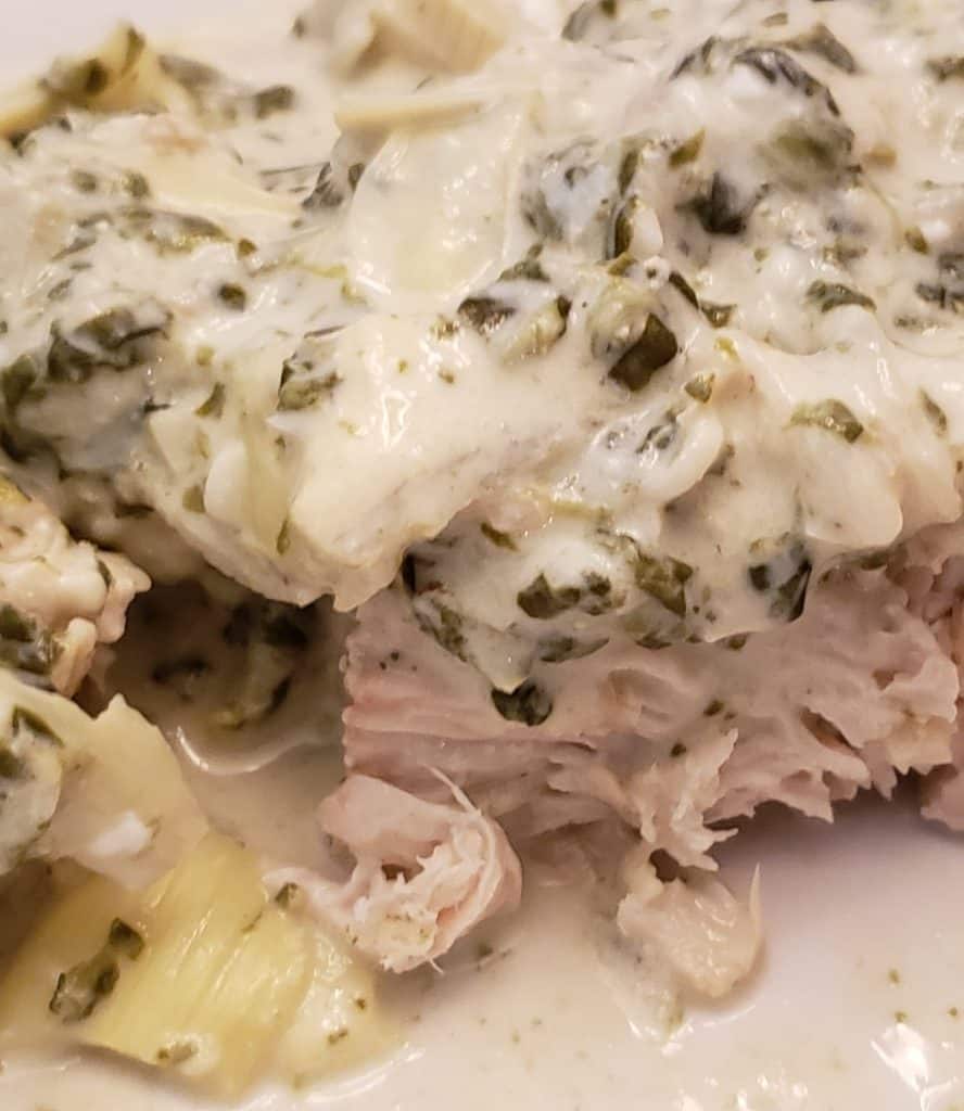 Crock Pot Spinach Artichoke Hen