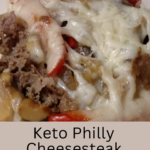 Keto Philly Cheesesteak Casserole Pinterest Pin