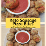 Keto Sausage Pizza Bites